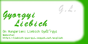 gyorgyi liebich business card